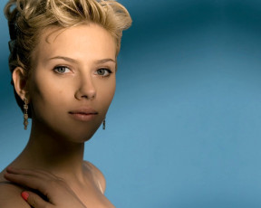 Картинка девушки scarlett+johansson блондинка лицо