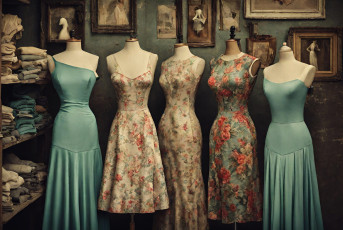 обоя разное, одежда,  обувь,  текстиль,  экипировка, платья