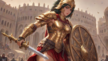 Картинка фэнтези девушки нейросети графика нейроарт ai art нейронные сети рисунки нейро искусство нейрографика graphics neuroart neural networks drawings neuro neurography