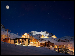 Картинка города огни ночного