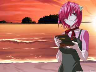 Картинка аниме elfen lied