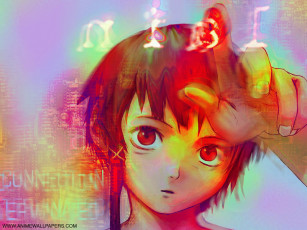 Картинка аниме lain