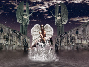 Картинка фэнтези ангелы