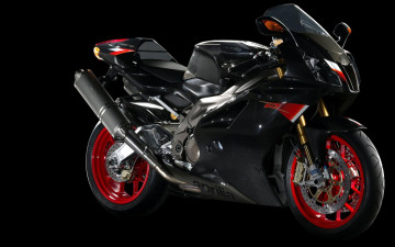 Картинка aprilia rsv 1000 nera мотоциклы