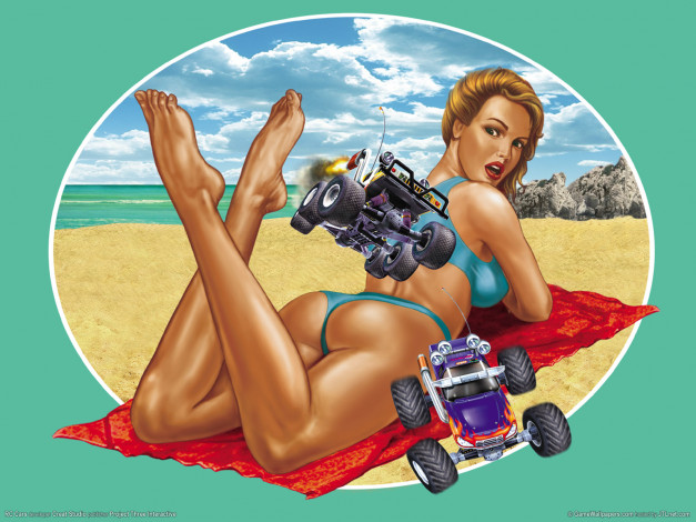 Обои картинки фото rc, cars, видео, игры