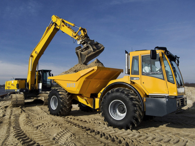 Обои картинки фото техника, строительная