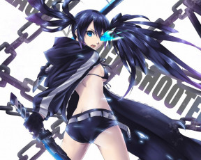 Картинка аниме black rock shooter