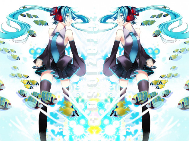 Обои картинки фото аниме, vocaloid