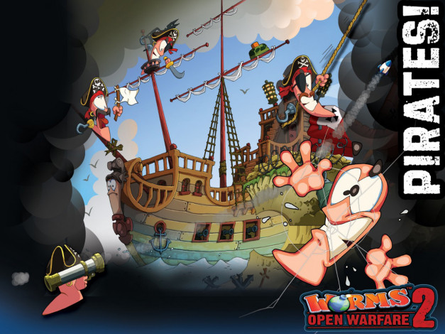 Обои картинки фото worms, open, warfare, видео, игры