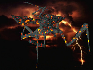 Картинка 3д графика creatures существа