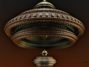 Картинка 3д графика fractal фракталы цвета узор