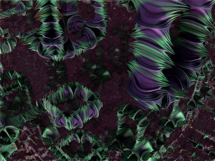 Картинка 3д графика fractal фракталы фон узор