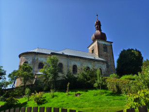 Картинка города католические соборы костелы аббатства Чехия