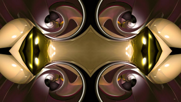 Картинка 3д графика fractal фракталы узор фон