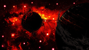 Картинка космос арт планеты