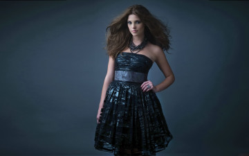 Картинка Ashley+Greene девушки   платье пояс бусы