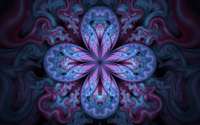 Обои картинки фото 3д, графика, fractal, фракталы, фон, узор