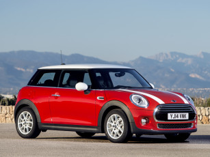 Картинка автомобили mini красный 2014 f56 uk-spec cooper d