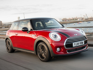 обоя автомобили, mini, красный, 2014, f56, uk-spec, cooper, d