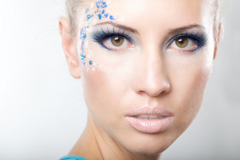 Картинка девушки -unsort+ лица +портреты девушка макияж make up clise лицо взгляд глаза блондинка