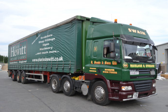 Картинка daf+cf+ssc автомобили daf+ выставка улица шасси седельные тягачи нидерланды daf автобусы trucks nv