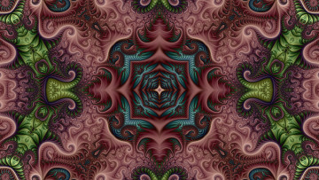 Картинка 3д+графика fractal+ фракталы узор цвета фон