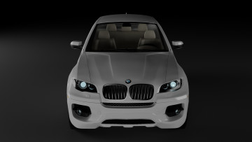 Картинка автомобили 3д bmw x6 фон