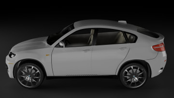 обоя автомобили, 3д, фон, x6, bmw
