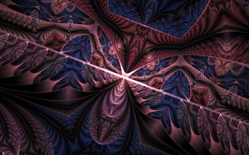 Картинка 3д+графика fractal+ фракталы цвета фон узор