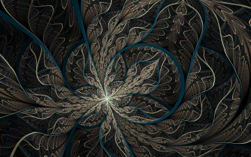 Картинка 3д+графика fractal+ фракталы узор фон цвета