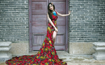 Картинка девушки -unsort+ азиатки девушка азиатка стена