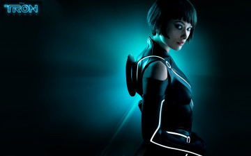 обоя кино фильмы, tron legacy, фон, девушка