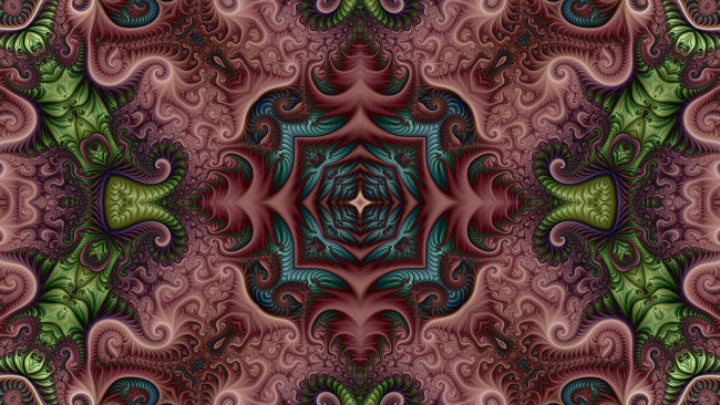 Обои картинки фото 3д графика, fractal , фракталы, узор, цвета, фон