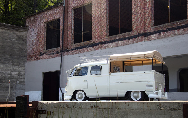 Обои картинки фото 1965 notchback doublecab, автомобили, volkswagen, notchback