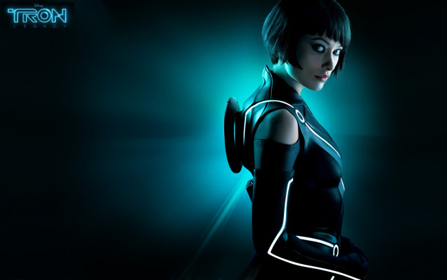 Обои картинки фото кино фильмы, tron legacy, фон, девушка