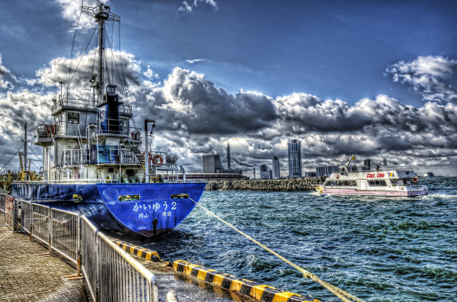 Обои картинки фото корабли, порты ,  причалы, причал, порт, суда