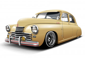 Картинка автомобили векторная+графика gaz m20 pobeda