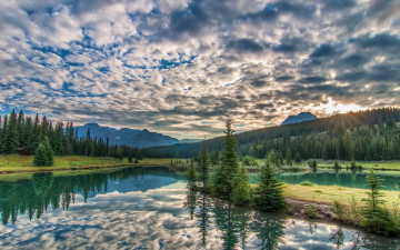 Картинка природа реки озера река лес