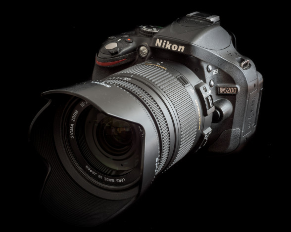 Обои картинки фото d5200, бренды, nikon, фотокамера