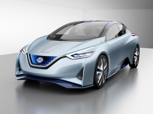 Обои картинки фото 2015 nissan ids concept, автомобили, nissan, datsun, 2015, ids, concept, car, серый, фон, серебристый