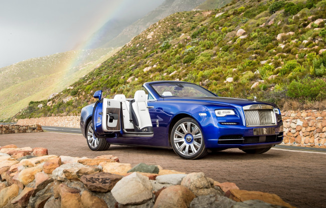 Обои картинки фото автомобили, rolls-royce, dawn, 2015о, uk-spec