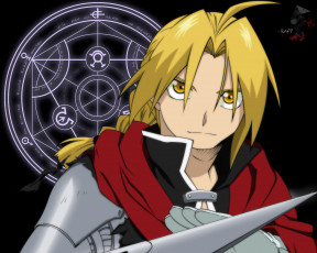 Картинка аниме fullmetal+alchemist эдвард