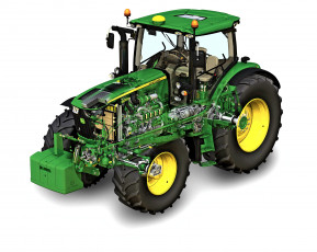 Картинка техника тракторы john deere