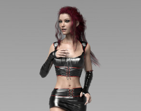 Картинка 3д+графика люди+ people фон взгляд девушка