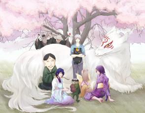 Картинка аниме natsume+yuujinchou персонажи