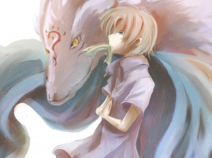 Картинка аниме natsume+yuujinchou натсуме няко