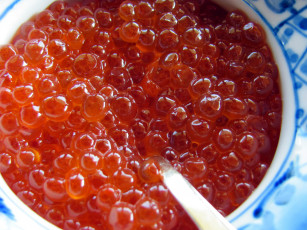 Картинка еда икра красная