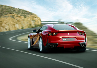 Картинка ferrari+812+superfast+2018 автомобили ferrari superfast 812 2018