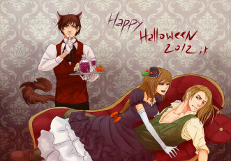 Картинка аниме hetalia +axis+powers девушка парни