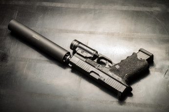 обоя оружие, пистолеты с глушителемглушители, ствол